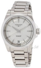 Longines Naisten kello L3.430.4.72.6 Conquest Ladies Hopea/Teräs