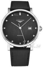 Longines Miesten kello L4.911.4.78.2 Elegant Musta/Nahka Ø41 mm