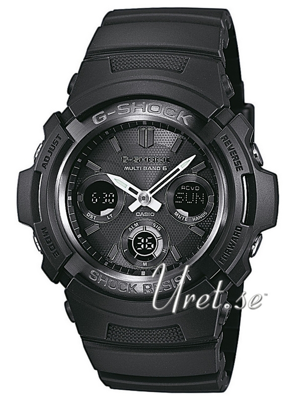 Casio Miesten kello AWG-M100B-1AER G-Shock Musta/Muovi Ø46.6 mm