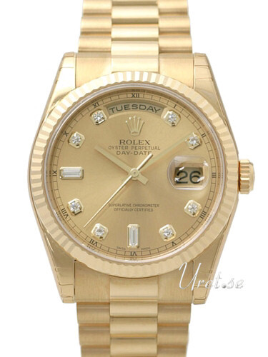 Rolex Miesten kello 118238-0116 Day-Date Samppanja/18K keltakultaa