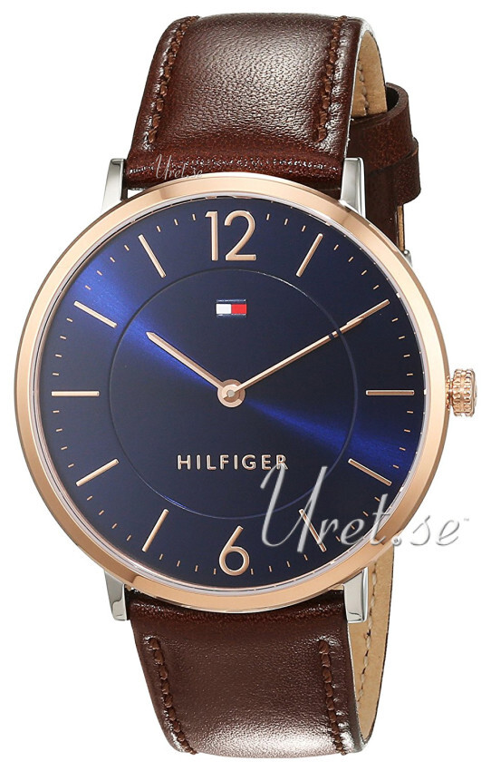 Tommy Hilfiger Miesten kello 1710354 Ultra Slim Sininen/Nahka Ø40 mm