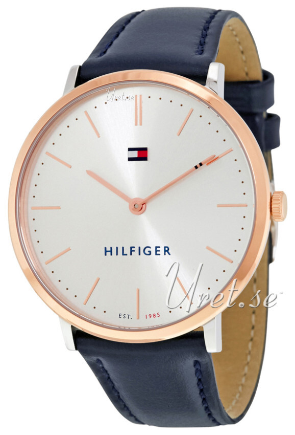 Tommy Hilfiger Naisten kello 1781689 Ultra Slim Valkoinen/Nahka Ø40