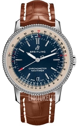 Breitling Navitimer 01 Sininen/Nahka Ø38 mm A17325211C1P2