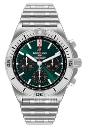 Breitling Chronomat B01 42 Vihreä/Teräs Ø42 mm AB01343A1L1A1