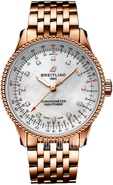 Breitling Navitimer Automatic 35 Valkoinen/18K punakultaa Ø35 mm R17395211A1R1