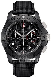 Breitling Avenger B01 Chronograph 44 Night Mission Musta/Nahka Ø44 mm SB0147101B1X1