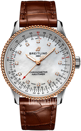 Breitling Navitimer Automatic 35 Valkoinen/Nahka Ø35 mm U17395211A1P1