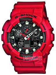 Casio G-Shock Musta/Muovi Ø51.2 mm GA-100B-4AER