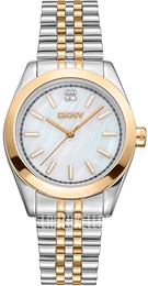 DKNY Nolita Midi Valkoinen/Kullanvärinen teräs Ø32 mm DK1L029M0075