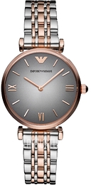 Emporio Armani Gianni Harmaa/Punakultasävyinen Ø31 mm AR1725