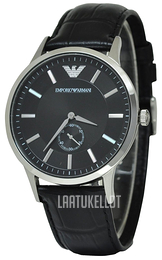 Emporio Armani Musta/Nahka Ø43 mm AR9100