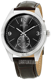 Guess Musta/Nahka Ø42 mm W0873G1