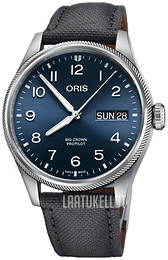 Oris Aviation Sininen/Nahka Ø44 mm 01 752 7760 4065-07 3 22 05LC
