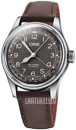 Oris Aviation Musta/Nahka Ø40 mm 01 754 7741 4064-07 5 20 64