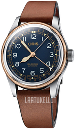Oris Aviation Sininen/Nahka Ø40 mm 01 754 7741 4365-07 5 20 58