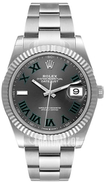 Rolex Harmaa/Teräs Ø41 mm 126334-0021