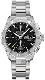 TAG Heuer Aquaracer Chronograph Musta/Teräs Ø43 mm CAY2110.BA0927