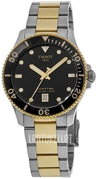 Tissot T-sport Seastar Musta/Kullanvärinen teräs Ø40 mm T120.410.22.051.00