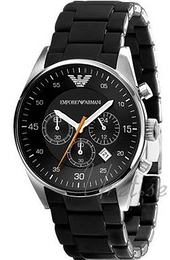 Emporio Armani Sportivo Musta/Kumi Ø43 mm AR5858
