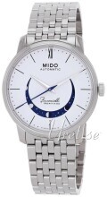 Mido Miesten kello M027.407.11.010.01 Baroncelli Valkoinen/Teräs