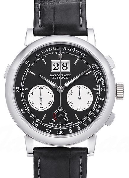 A. Lange & Söhne Miesten kello 405.035 Saxonia Musta/Nahka Ø41