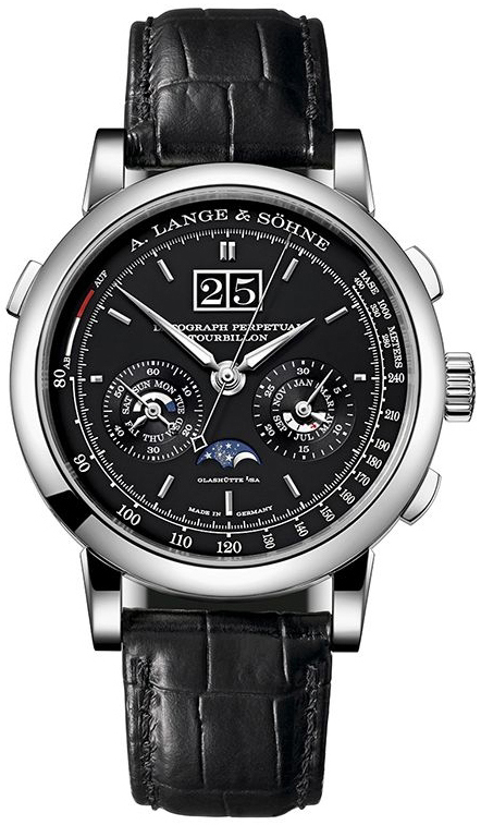 A. Lange & Söhne Saxonia Miesten kello 740.036 Musta/Nahka Ø42