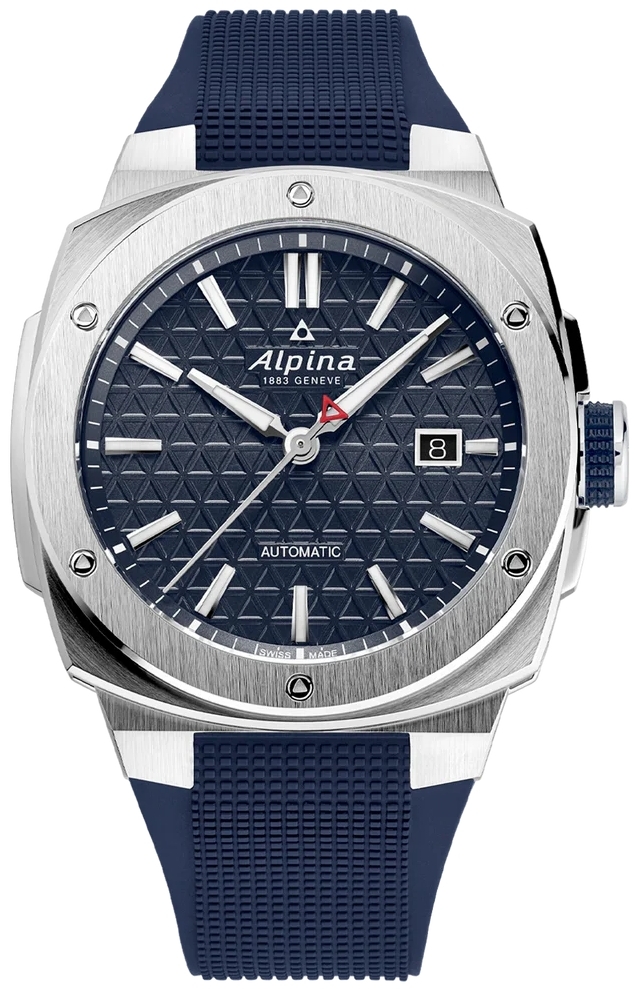 Alpina Miesten kello AL-525N4AE6 Alpiner Extreme Sininen/Kumi Ø41 mm