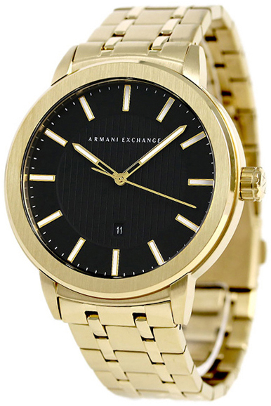 Armani Exchange Street Miesten kello AX1456 Musta/Kullansävytetty