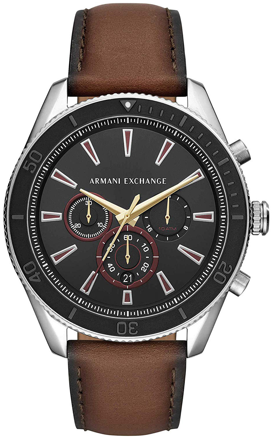 Armani Exchange 99999 Miesten kello AX1822 Musta/Nahka Ø46 mm