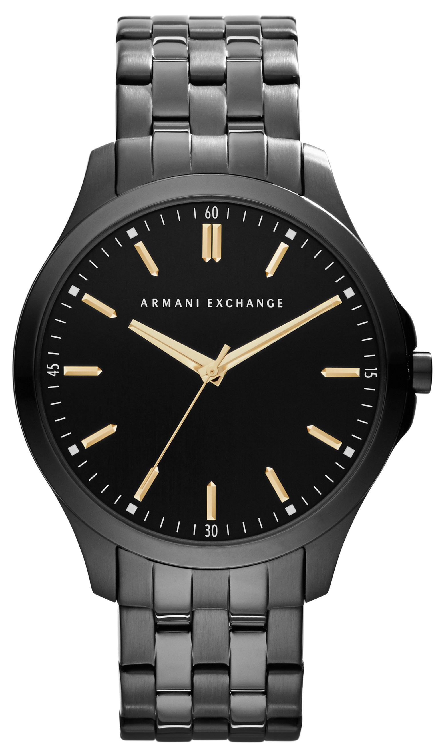 Armani Exchange Miesten kello AX2144 Hampton Musta/Teräs Ø45 mm