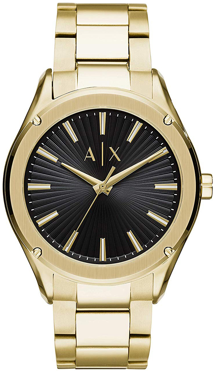 Armani Exchange Miesten kello AX2801 Fitz Musta/Kullansävytetty