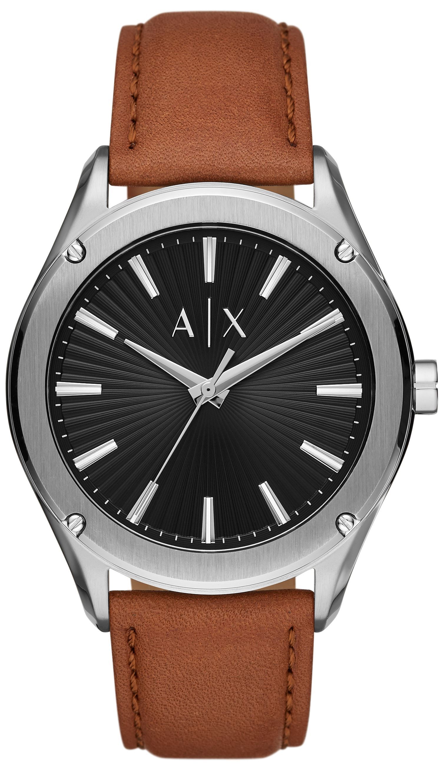 Armani Exchange Fitz Miesten kello AX2808 Musta/Nahka Ø44 mm