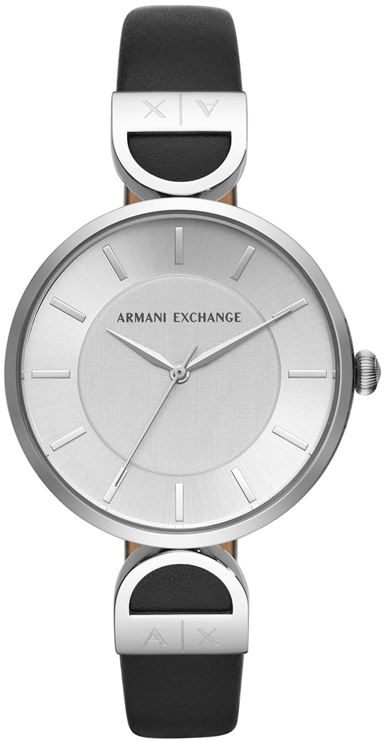 Armani Exchange Naisten kello AX5323 Hopea/Nahka Ø38 mm