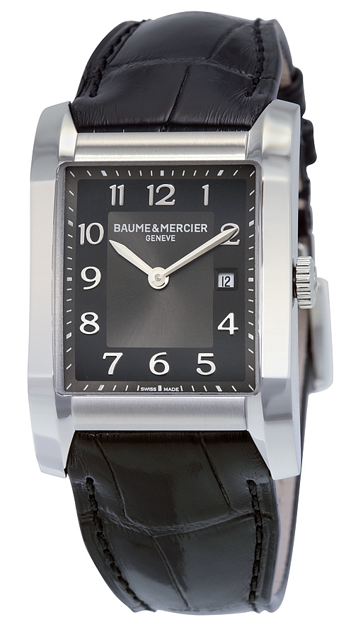 Baume & Mercier Naisten kello MOA10019 Hampton Musta/Nahka