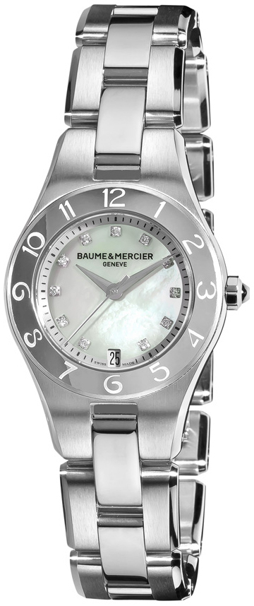 Baume & Mercier Naisten kello M0A10011 Linea Valkoinen/Teräs