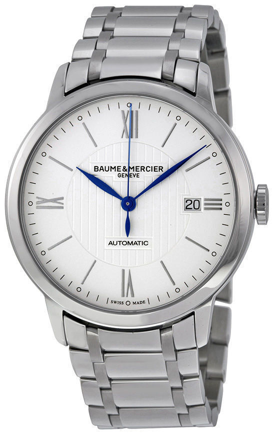 Baume & Mercier Miesten kello M0A10215 Classima Hopea/Teräs Ø40