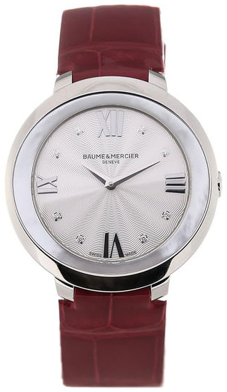 Baume & Mercier Naisten kello M0A10262 Promesse Hopea/Nahka