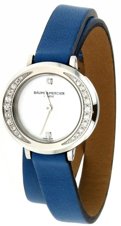 Baume & Mercier Naisten kello M0A10288 Promesse Valkoinen/Nahka