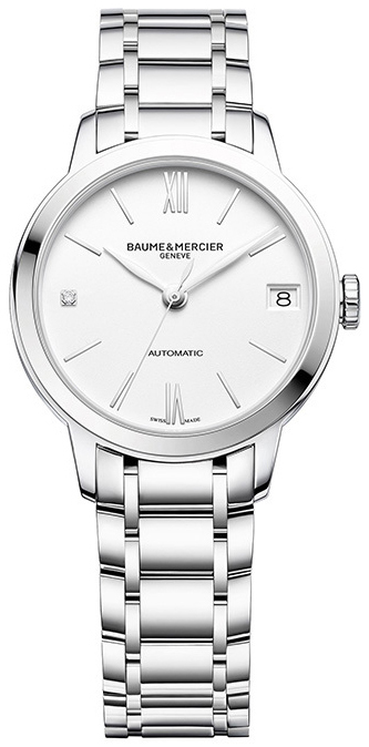 Baume & Mercier Naisten kello M0A10312 Classima Hopea/Teräs Ø31