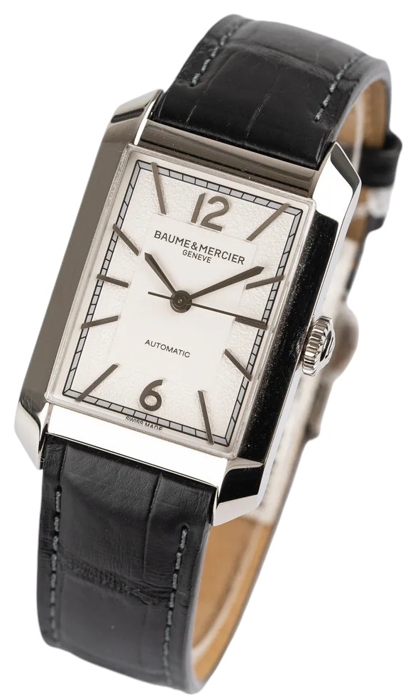 Baume & Mercier M0A10522 Hampton Valkoinen/Nahka