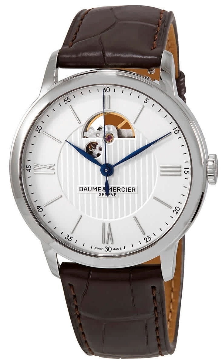 Baume & Mercier Miesten kello M0A10524 Classima Hopea/Nahka Ø42