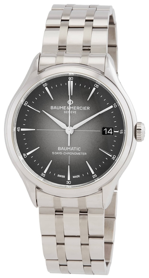 Baume & Mercier Miesten kello M0A10551 Clifton Harmaa/Teräs Ø40