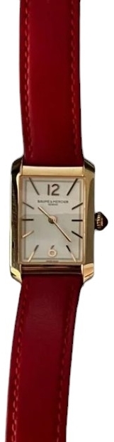 Baume & Mercier Naisten kello M0A10628 Hampton Valkoinen/Nahka