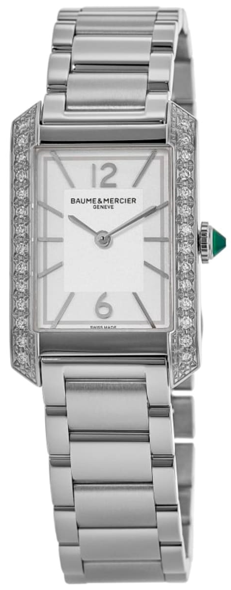 Baume & Mercier Naisten kello M0A10631 Hampton Valkoinen/Teräs