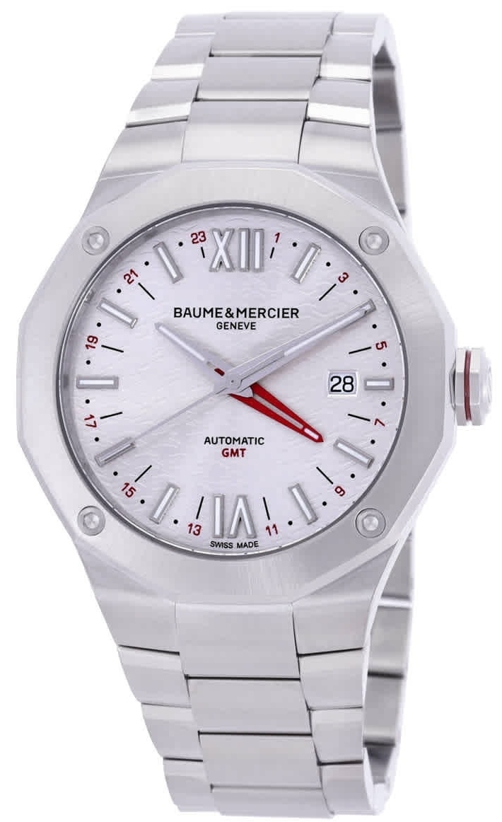 Baume & Mercier Miesten kello M0A10658 Riviera Hopea/Teräs