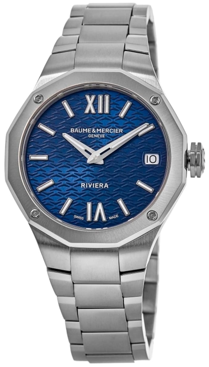 Baume & Mercier Naisten kello M0A10727 Riviera Sininen/Teräs