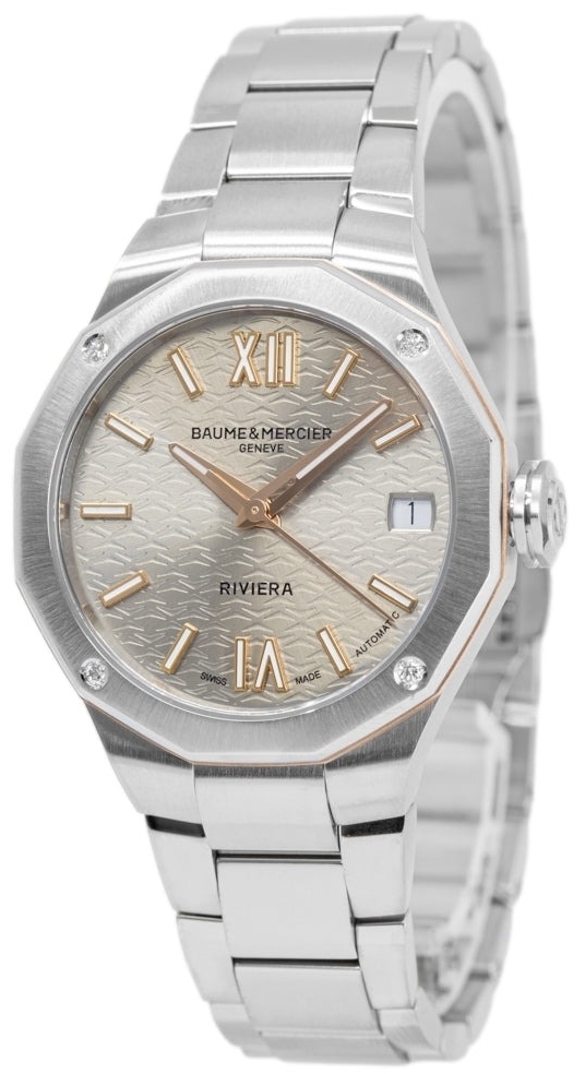 Baume & Mercier Naisten kello M0A10730 Riviera Beige/Teräs Ø33