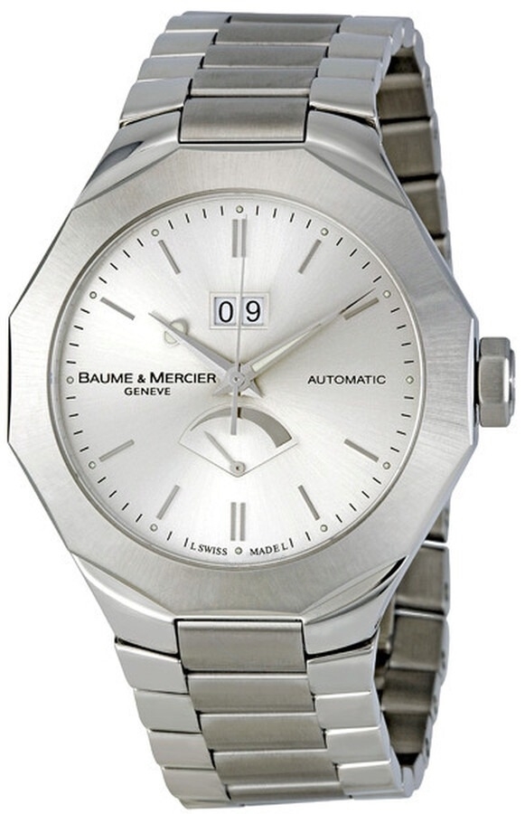Baume & Mercier Miesten kello M0A8827 Riviera Hopea/Teräs Ø40 mm