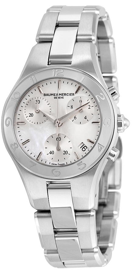 Baume & Mercier Naisten kello M0A10012 LINEA Valkoinen/Teräs