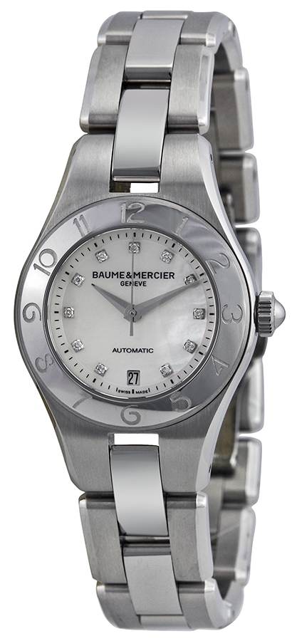 Baume & Mercier Naisten kello MOA10113 LINEA Valkoinen/Teräs